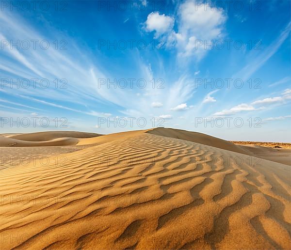 Dunes of Thar Desert. Sam Sand dunes