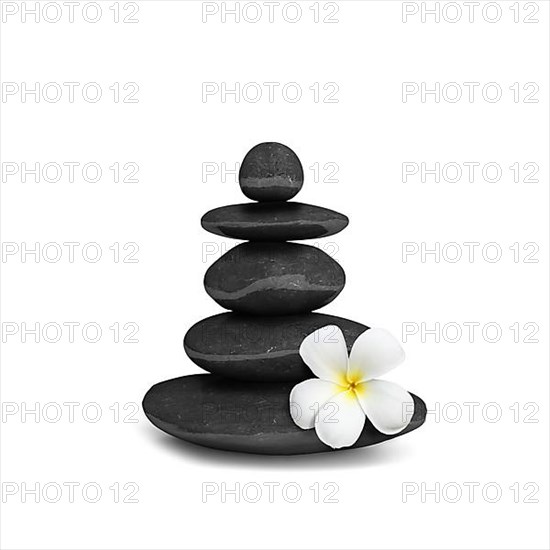 Zen mediation spa relax concept background