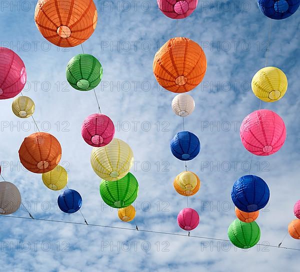 Colourful lanterns