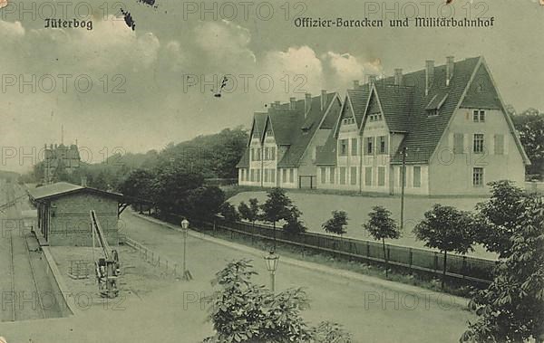 Offizierbaracken and military railway station in Jueterbog
