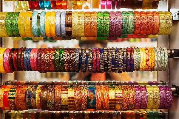 Indian Bangles in a shop