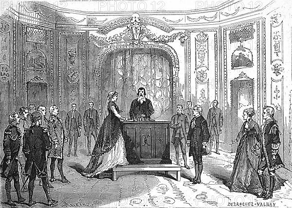 Theatre scene from La Czarine