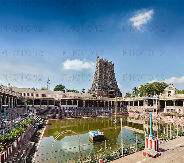 Sri Meenakshi Temple water tank
