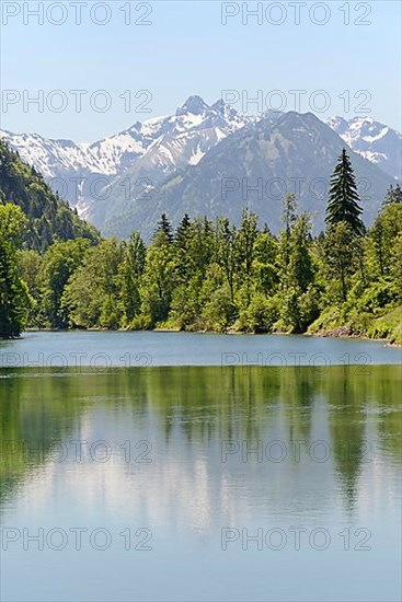 Auwaldsee near Fischen in Allgaeu