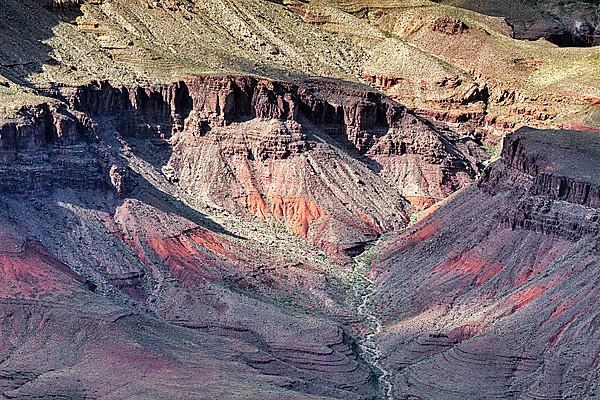 Rock formations in different colours