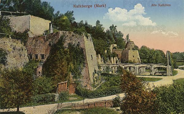 Old lime kilns in Kalkberge-Ruedersdorf