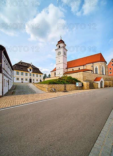 Rectory and church