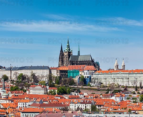 Vew of Hradchany: the Saint Vitus