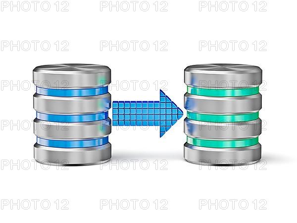 Creative database backup copy concept