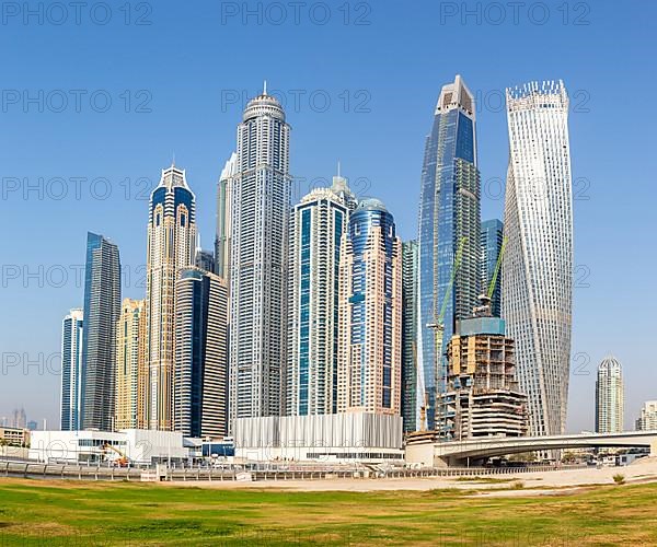 Dubai Marina Skyline Architecture Holiday in Dubai