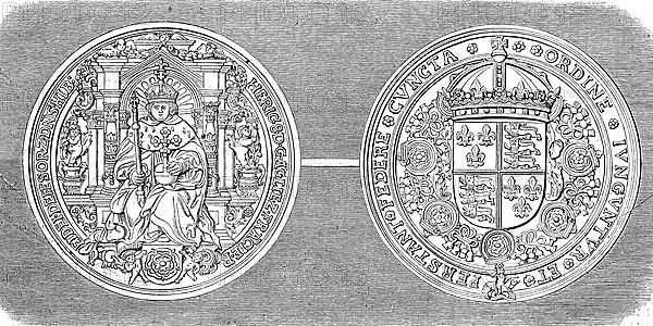 The seals of King Henry VIII. Henry VIII Tudor
