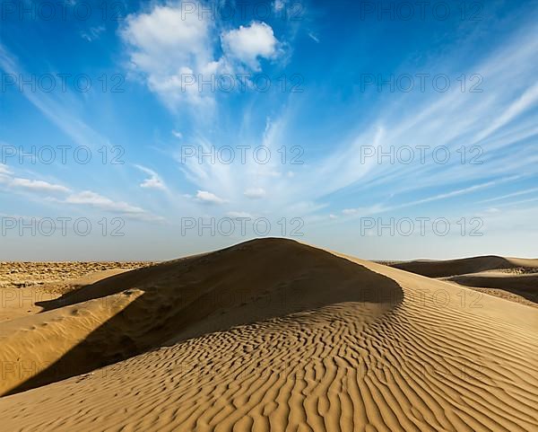 Dunes of Thar Desert. Sam Sand dunes