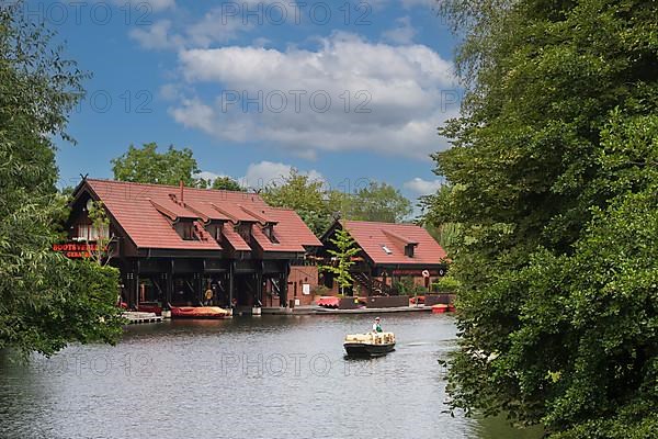 Boat mooring and veleih in Luebben im Spreewald