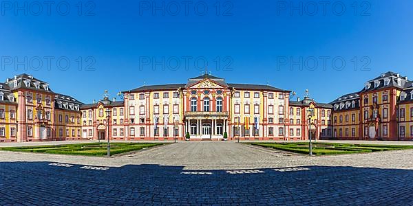 Bruchsal Castle Baroque Castle Travel Architecture Panorama in Bruchsal