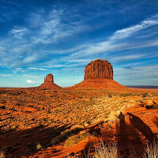 Rock formation in Monument Valley