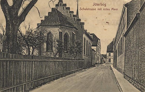 Schulstrasse and Rotes Meer in Jueterbog