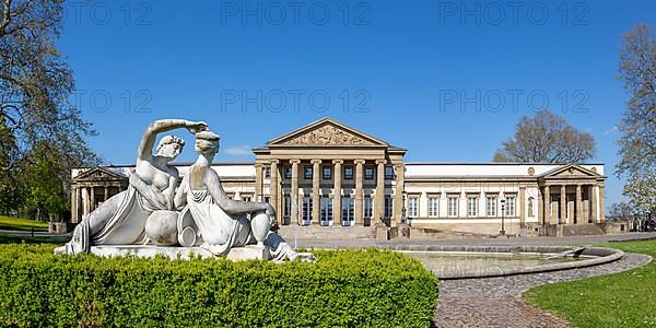 Rosenstein Castle Panorama Travel Architecture in Stuttgart