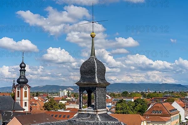 View of the city from Schwetzingen Palace