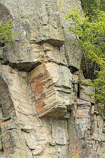 Rock that looks like a human face