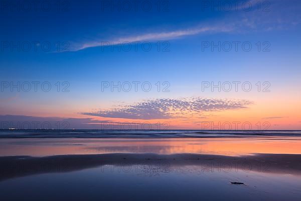 Sunset on Baga beach. Goa