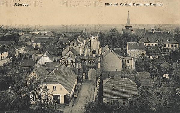 Suburb of Damm with Dammtor in Jueterbog