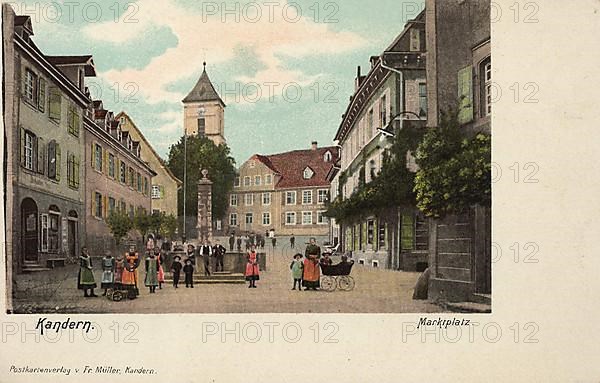 Market place in Kandern