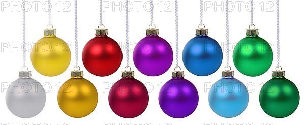 Christmas Christmas Balls Christmas Balls Colours Decoration Hanging cut out Isolated Deco