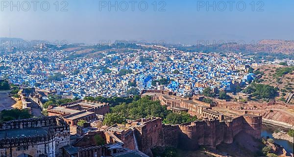 Aerial panorama of Jodhpur