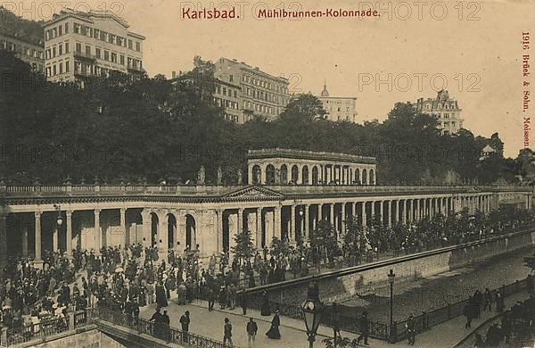 Mill Fountain Colonnades in Karlovy Vary