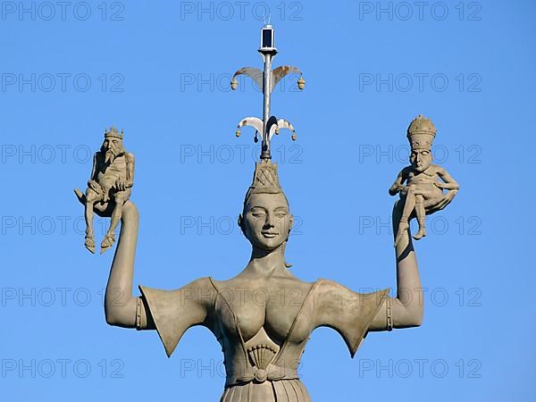 Statue Imperia at the harbour