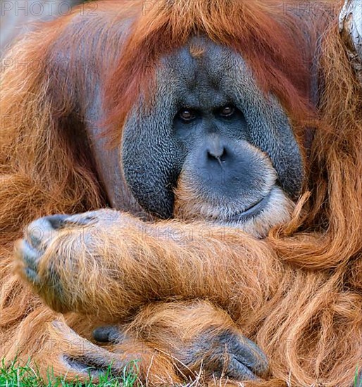 Orang Borneo orangutan