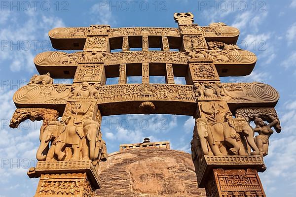 Gateway decoration of Great Stupa