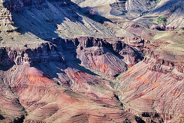 Rock formations in different colours