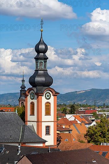 View of the city from Schwetzingen Palace