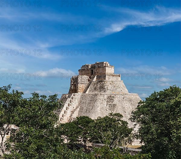 Anicent mayan pyramid