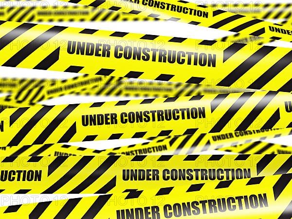 Under construction concept background