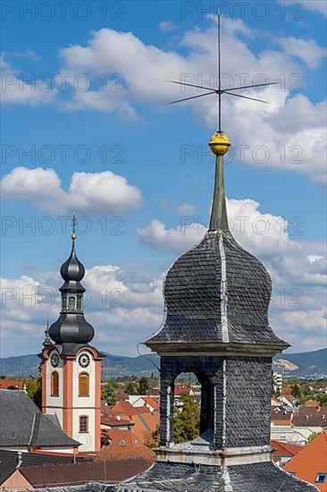 View of the city from Schwetzingen Palace