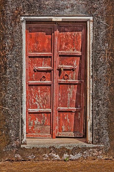 Wooden old door vintage texture background