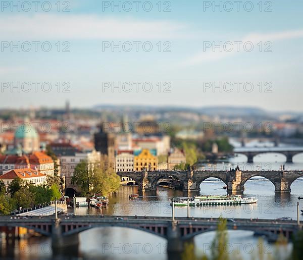 Travel Prague concept background