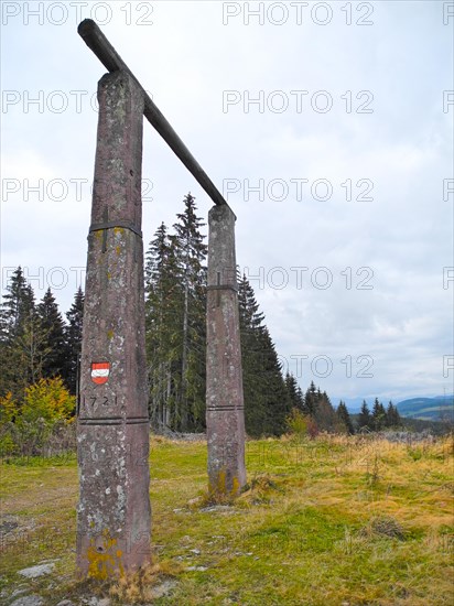 Historical gallows from 1727 on the Dreyberghoehe near Villingen