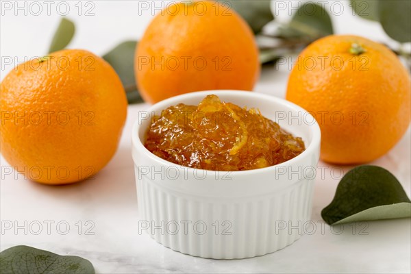 Tangerine orange homemade delicious jam. Resolution and high quality beautiful photo