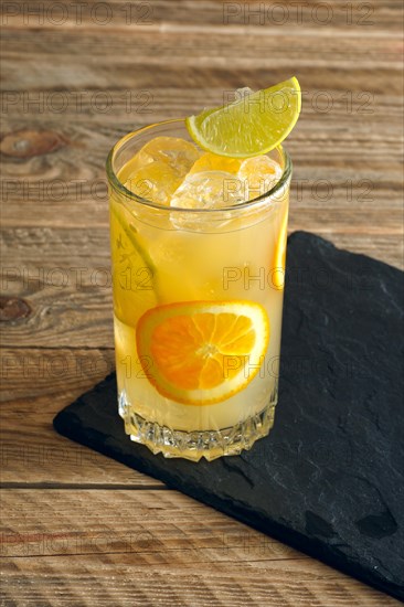 Vodka and orange juice cocktail