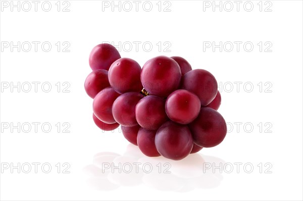 Bunch of grapes isolated on white background