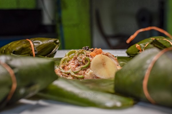 Preparation of the traditional Nacatamal