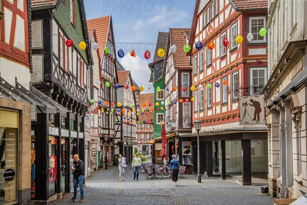 Mainzergasse with half-timbered houses