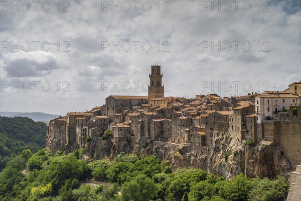 Town view of Pitigliano