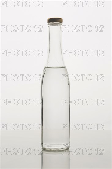 Elegant minimalist bottle with water