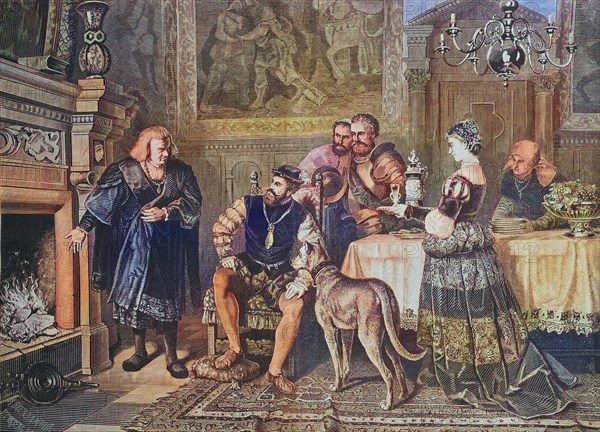 Emperor Charles V at Anton Fugger's in Augsburg