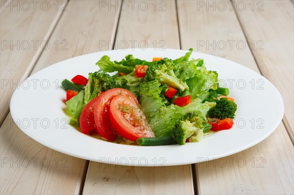 Fresh spring green salad