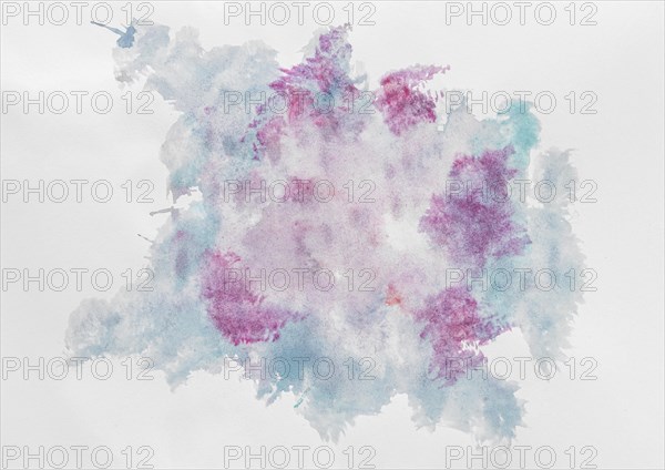 Violet blue watercolor paint. Resolution and high quality beautiful photo